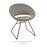 Crescent Wire Dining Chair by Soho Concept