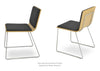 Chaise de salle à manger en contreplaqué avec poignée arrière Corona par Soho Concept