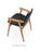 Chaise d'invité Eiffel avec accoudoir par Soho Concept