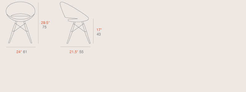 Chaise Crescent MW par Soho Concept