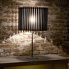 Luz Oculta Wood Table Lamp by ZANEEN design