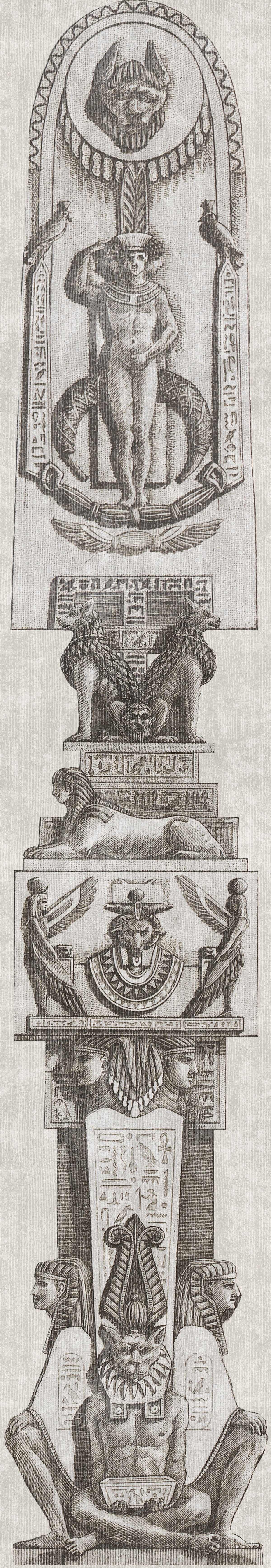 EGYPTIAN COLUMNS Wallpaper by Mindthegap