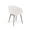 Fiber Armchair Wood Base – Upholstered Shell by Muuto
