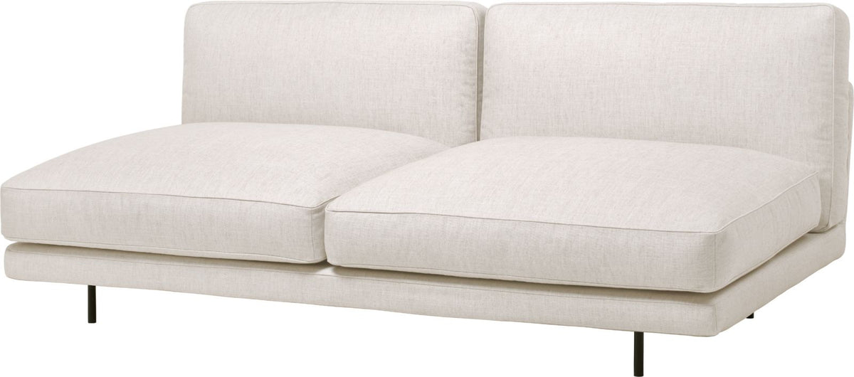 Flaneur Modular Sofa - 2-Seater Module without Armrest by Gubi