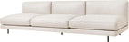 Flaneur Modular Sofa - 3-Seater Module without Armrest by Gubi