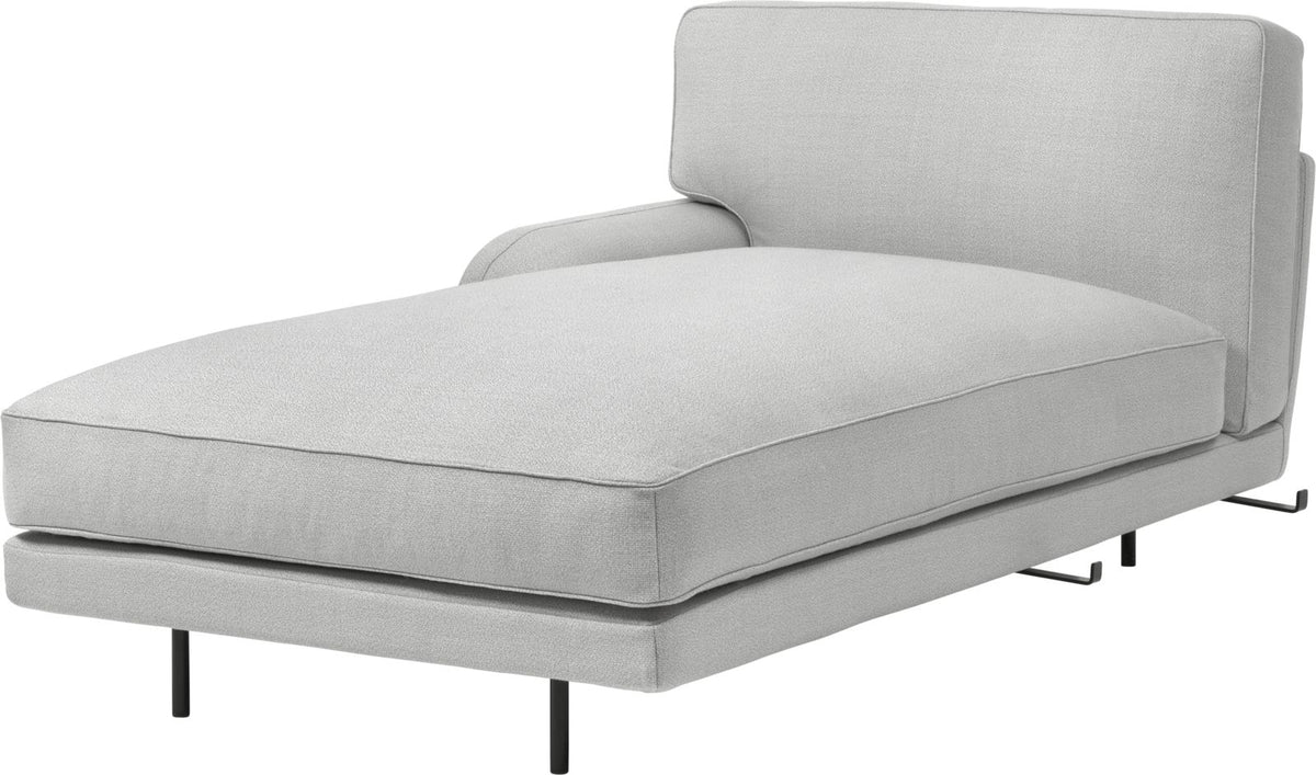 Flaneur Modular Sofa - Chaise Lounge w/ Right Armrest Module by Gubi
