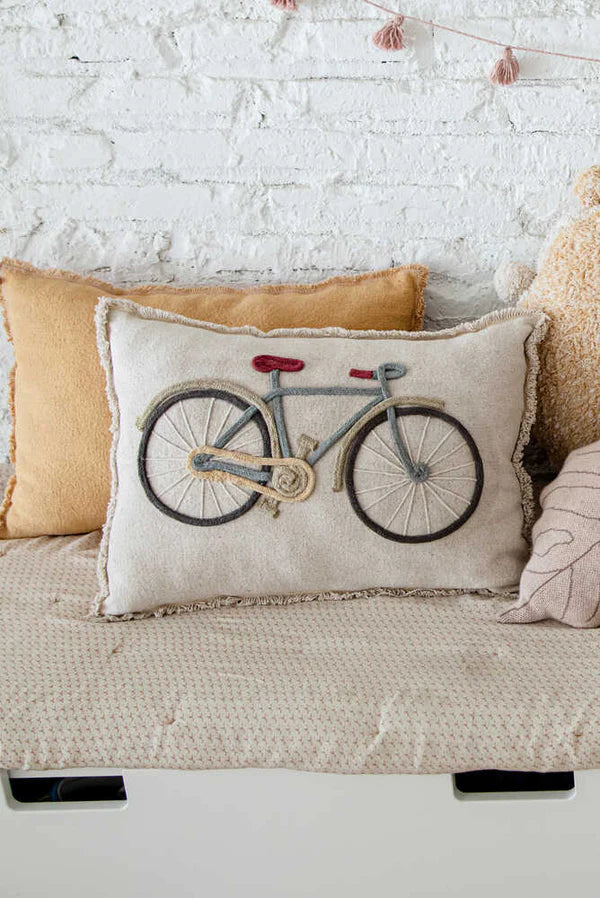 Bike Floor Cushion by Lorena Canals
