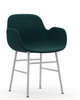 Form Armchair Full Upholstery Steel by Normann Copenhagen