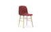 Form Chair Steel, Brass & Chrome by Normann Copenhagen