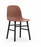 Form Chair Full Upholstery (Chrome/Brass) by Normann Copenhagen