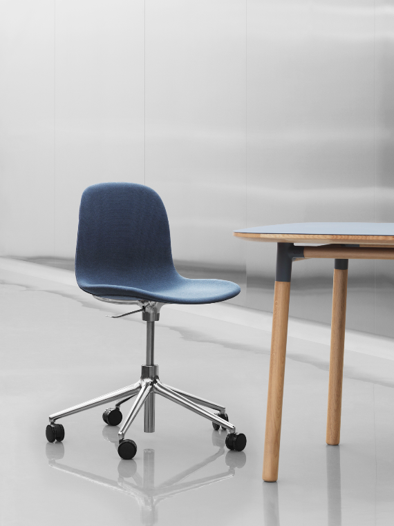 Form Chair Swivel with Castors and Gaslift by Normann Copenhagen