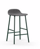 Form Counter and Bar Stool Full Upholstery (Chrome) by Normann Copenhagen