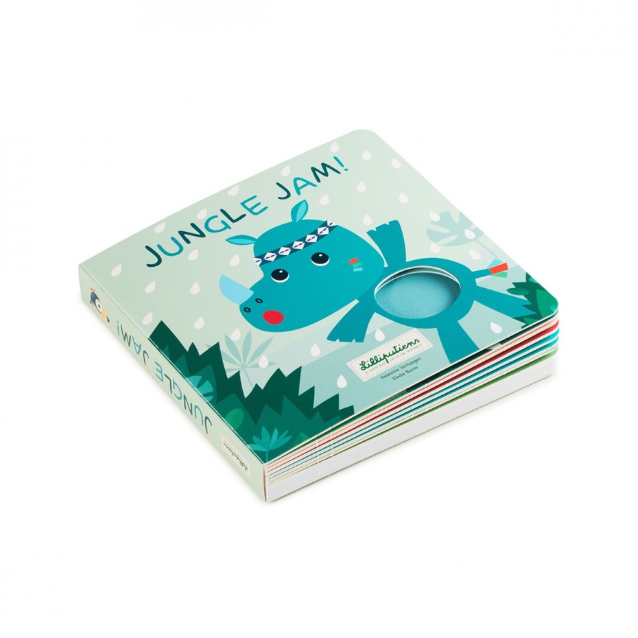 Jungle Jam Touch Book by Lilliputiens