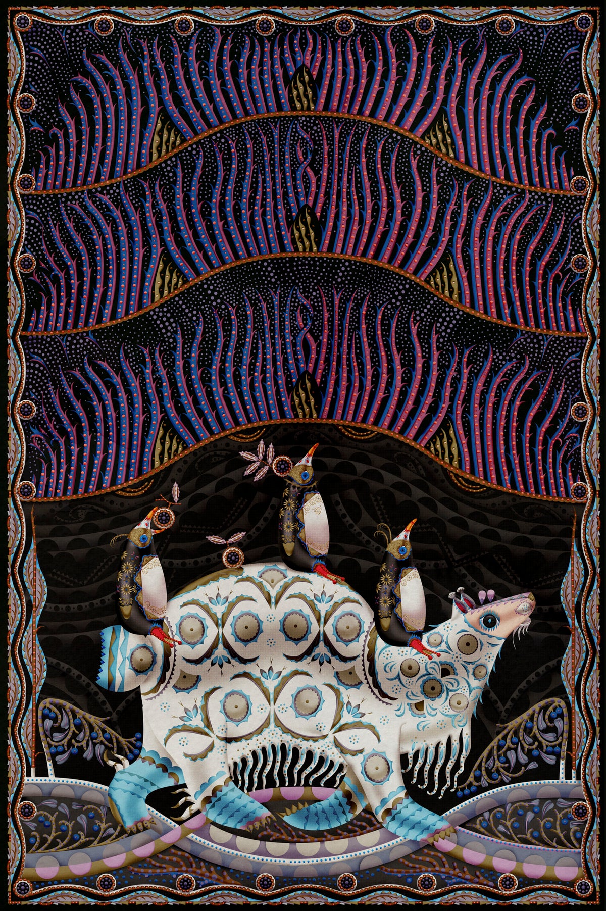 Polar Byzantine Chapter 1 par Klaus Haapaniemi pour Moooi Carpets 