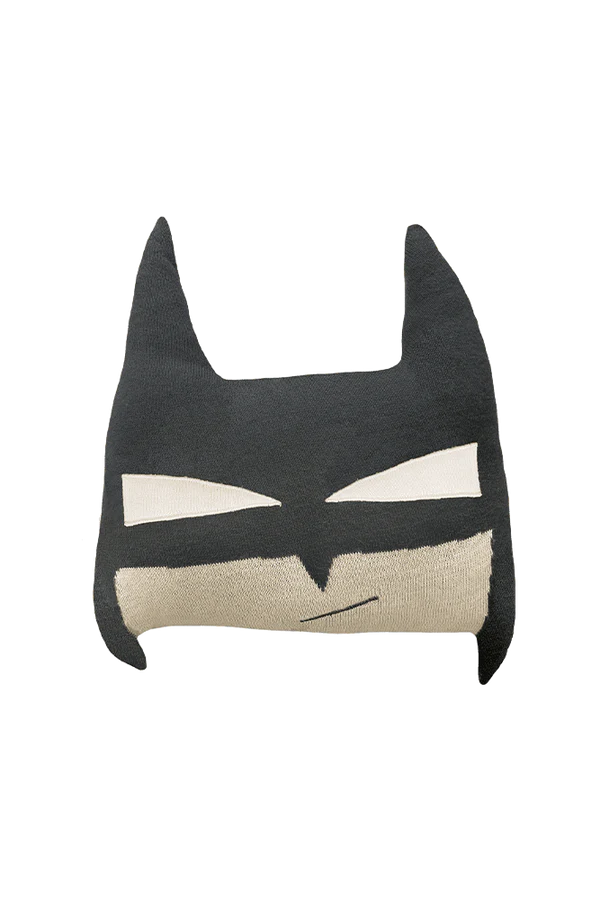 Batboy Knitted Cushion by Lorena Canals