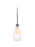 Lampe à Suspension LL1508-76 par Luce Lumen