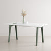 New Modern Dining Table with Recycled Plastic Top by Tiptoe