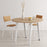 Nouvelle table de salle à manger ronde moderne avec plateau en bois par Tiptoe