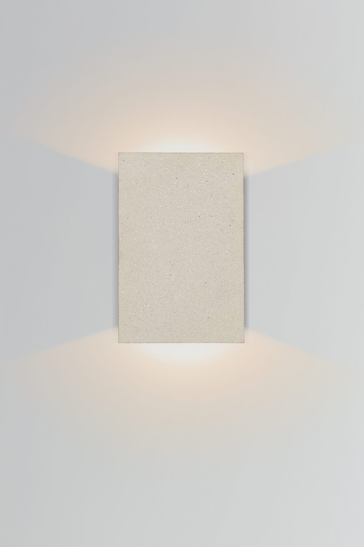 Tersus Outdoor Concrete LED Wall Light by Cerno