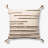 P0832 Natural / Stone Pillow by Loloi