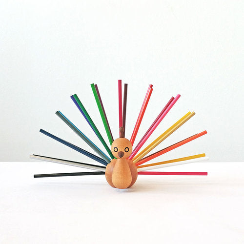 Peacock Pencil Holder by EO Denmark