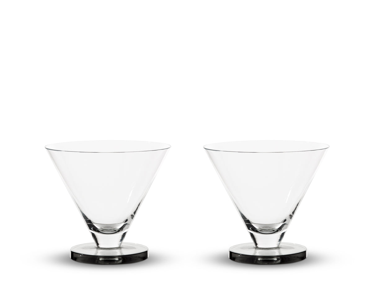Puck Cocktail Glass Set of Two by Tom Dixon