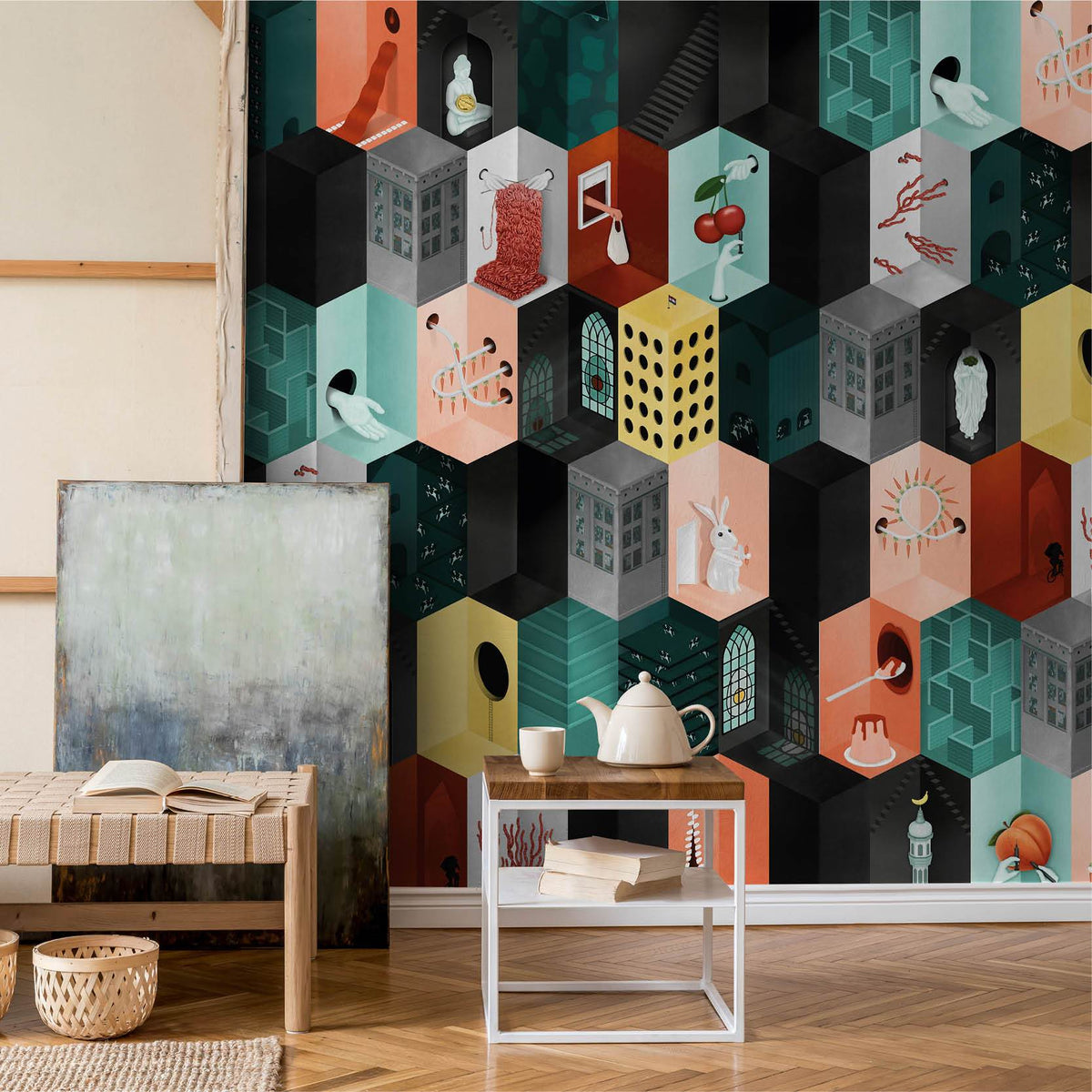 SUZ-03 What the Food wallpaper by Suzan Hijink for NLXL