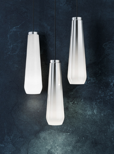 Glass Dropper Suspension Lamp by Diesel Living with LODES