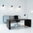 GOS3 Work/meeting table center cable management 160x750 cm by Gubi