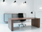 GOS3 Work/meeting table center cable management 120x750 cm by Gubi
