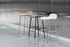 Form Counter and Bar Stool Full Upholstery (Chrome) by Normann Copenhagen