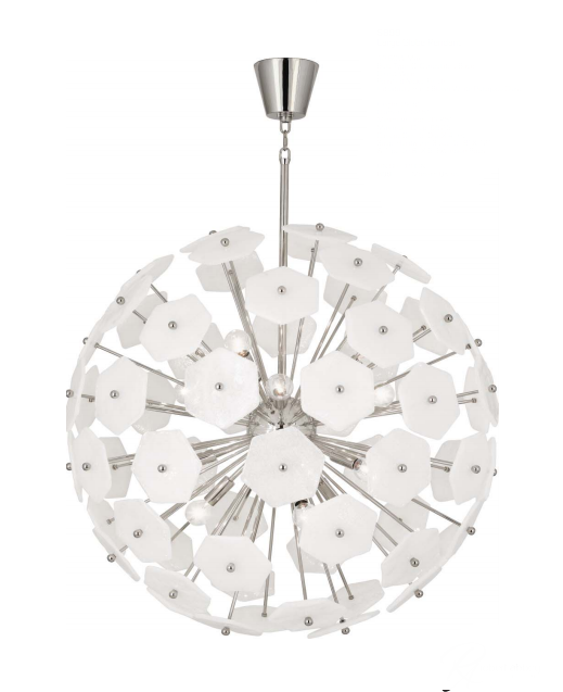 Grande Suspension Globe Jonathan Adler Vienna par Robert Abbey