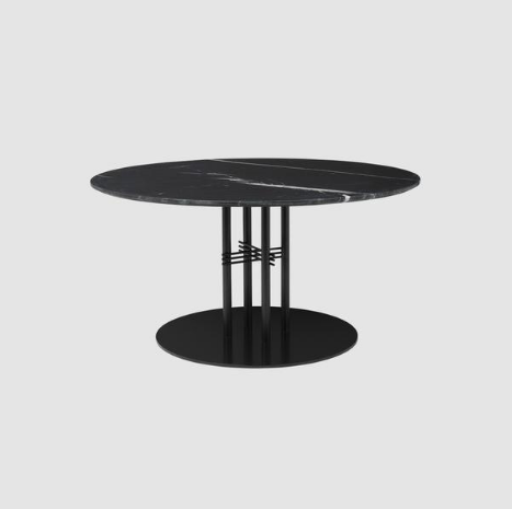Table Lounge Colonne TS Ø110 par Gubi