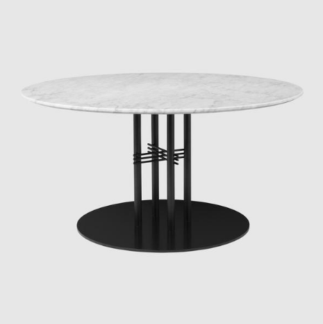 Table Lounge Colonne TS Ø110 par Gubi