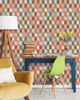 COLOURED GEOMETRY Wallpaper by Mindthegap