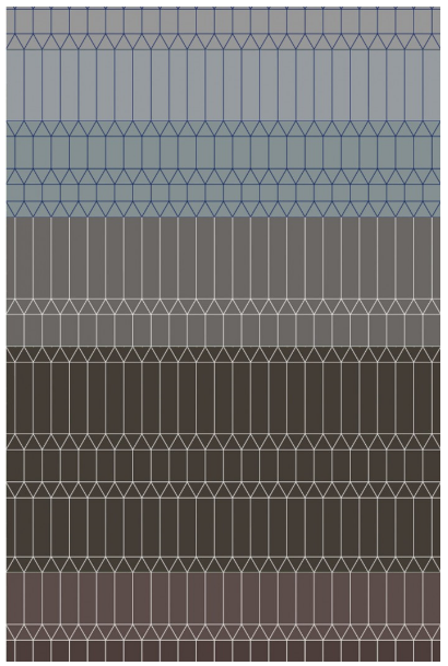 Zigzag Gris par Edward van Vliet pour Moooi Carpets