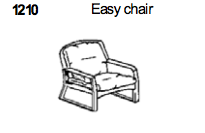 Easy Chair 1210 by Dyrlund