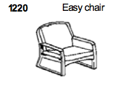 Easy Chair 1220 by Dyrlund
