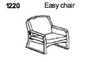 Easy Chair 1220 by Dyrlund
