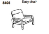 Easy Chair 8405 by Dyrlund