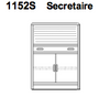 Secrétaire 1152 par Dyrlund