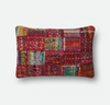 P0535 Red / Multi Pillow by Loloi