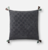 P0568 Charcoal Pillow by Loloi