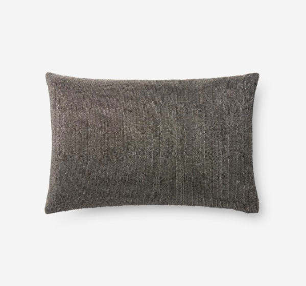 P0599 Grey Pillow by Loloi