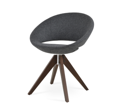 Crescent Pyramid Swivel Chair by Soho Concept