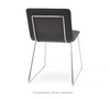 Chaise de salle à manger en fil métallique avec poignée Corona - Entièrement rembourrée par Soho Concept