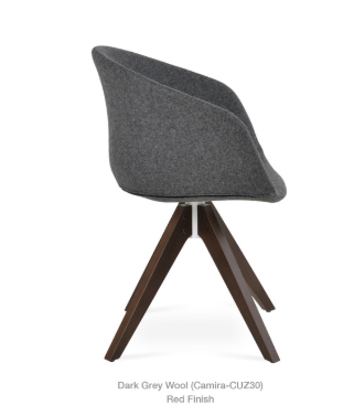 Tribeca Pyramid Swivel Dining Chair by Soho Concept