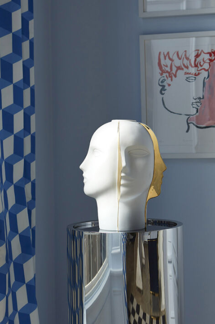 Atlas Split Vase by Jonathan Adler