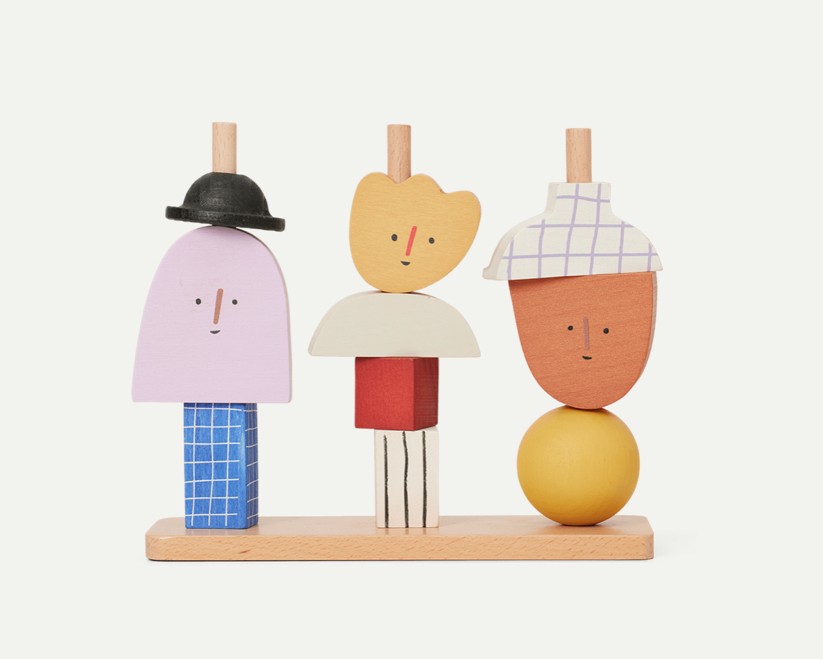 Character Stacking Blocks by Ferm Living