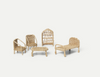 Rattan Dollhouse Furniture 5pcs by Ferm Living